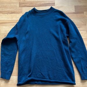 Zara blue crewneck sweater, XL